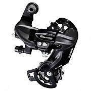 Картинка Переключатель задний Shimano Tourney TY300, 6-7скоростей, крепление на петух 